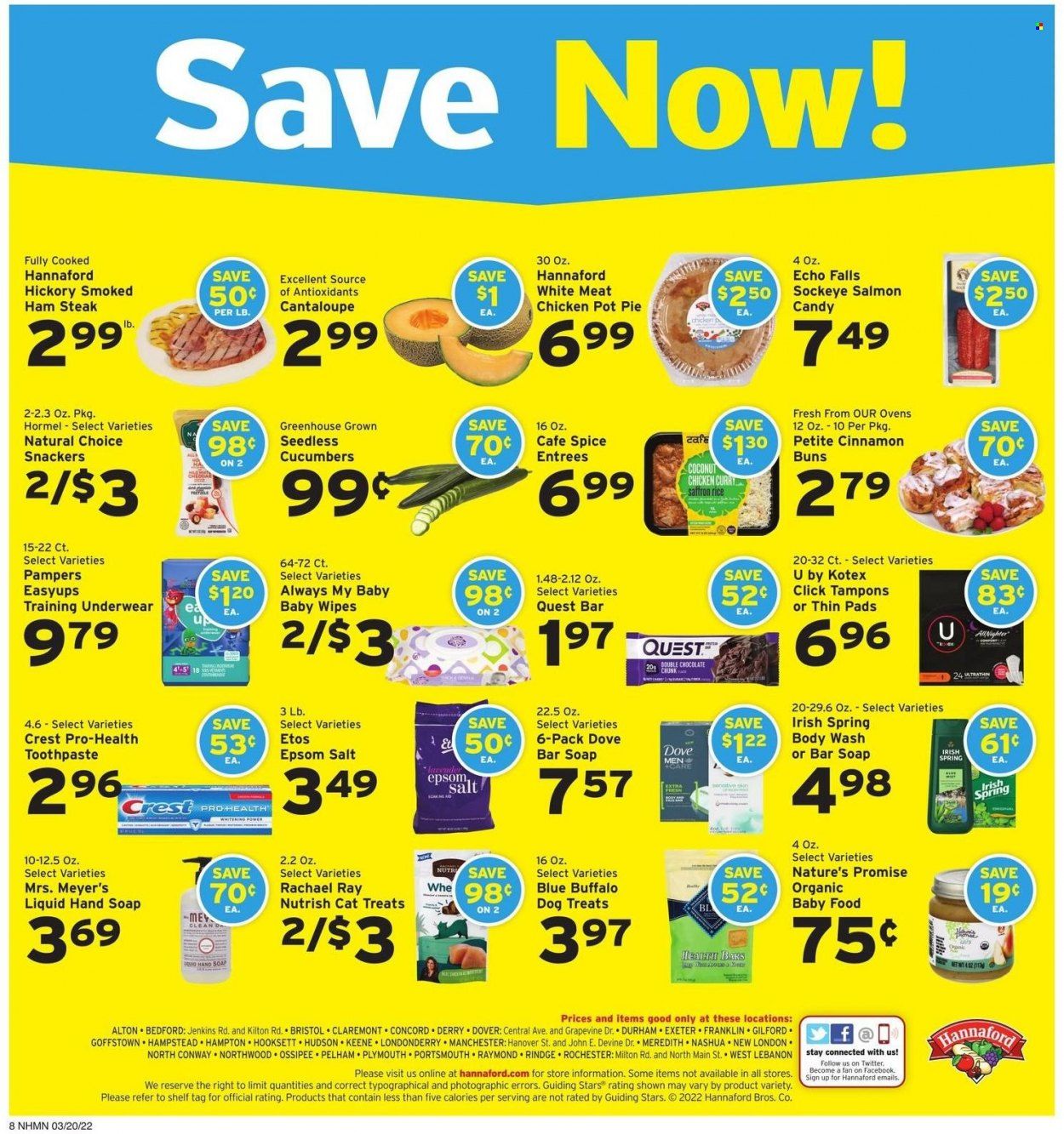 Hannaford (NH) Weekly Ad Flyer March 18 to March 25