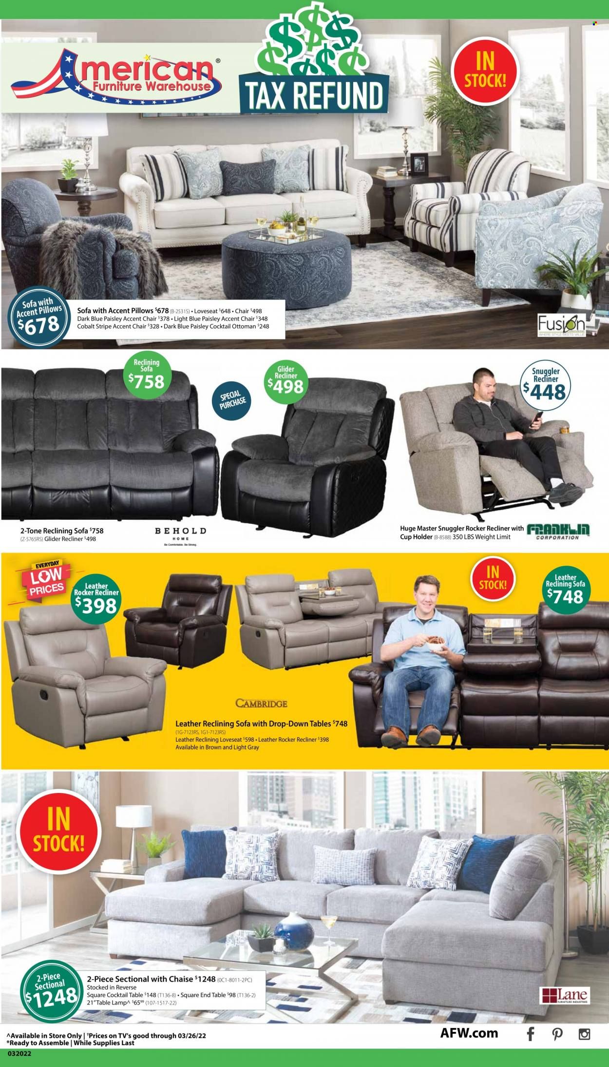 American Furniture Warehouse (AZ, CO, TX) Weekly Ad Flyer March 19 to March 26