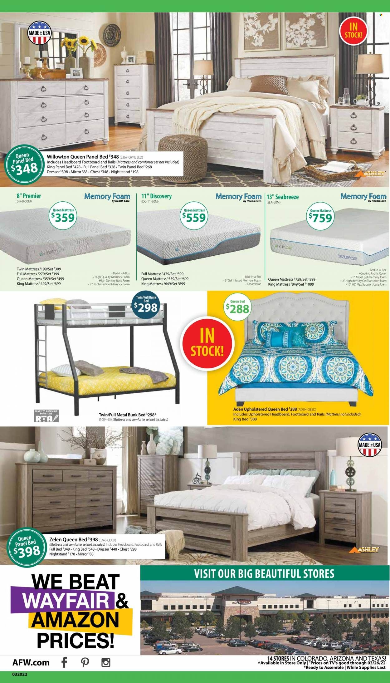 American Furniture Warehouse (AZ, CO, TX) Weekly Ad Flyer March 19 to March 26
