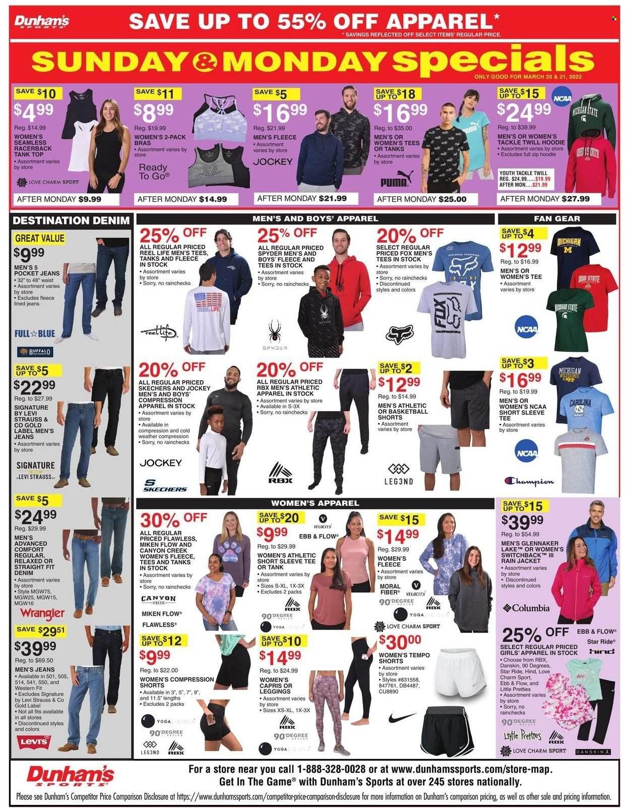Dunham's Sports Weekly Ad Flyer March 21 to March 28
