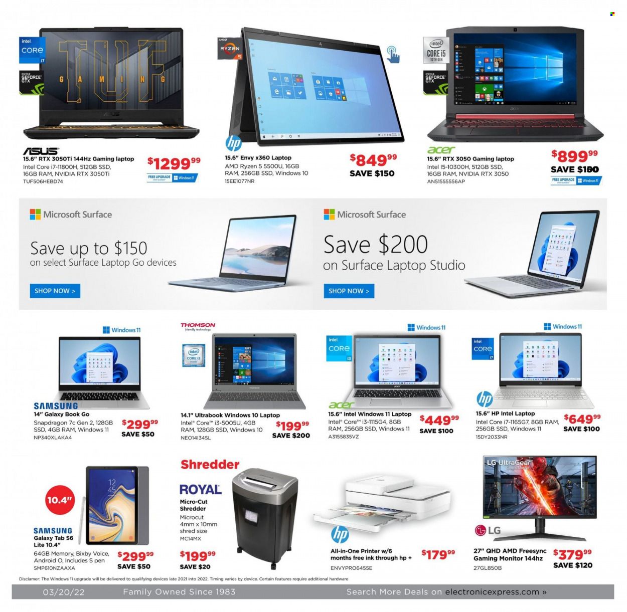 Electronic Express (AL, TN) Weekly Ad Flyer March 21 to March 28