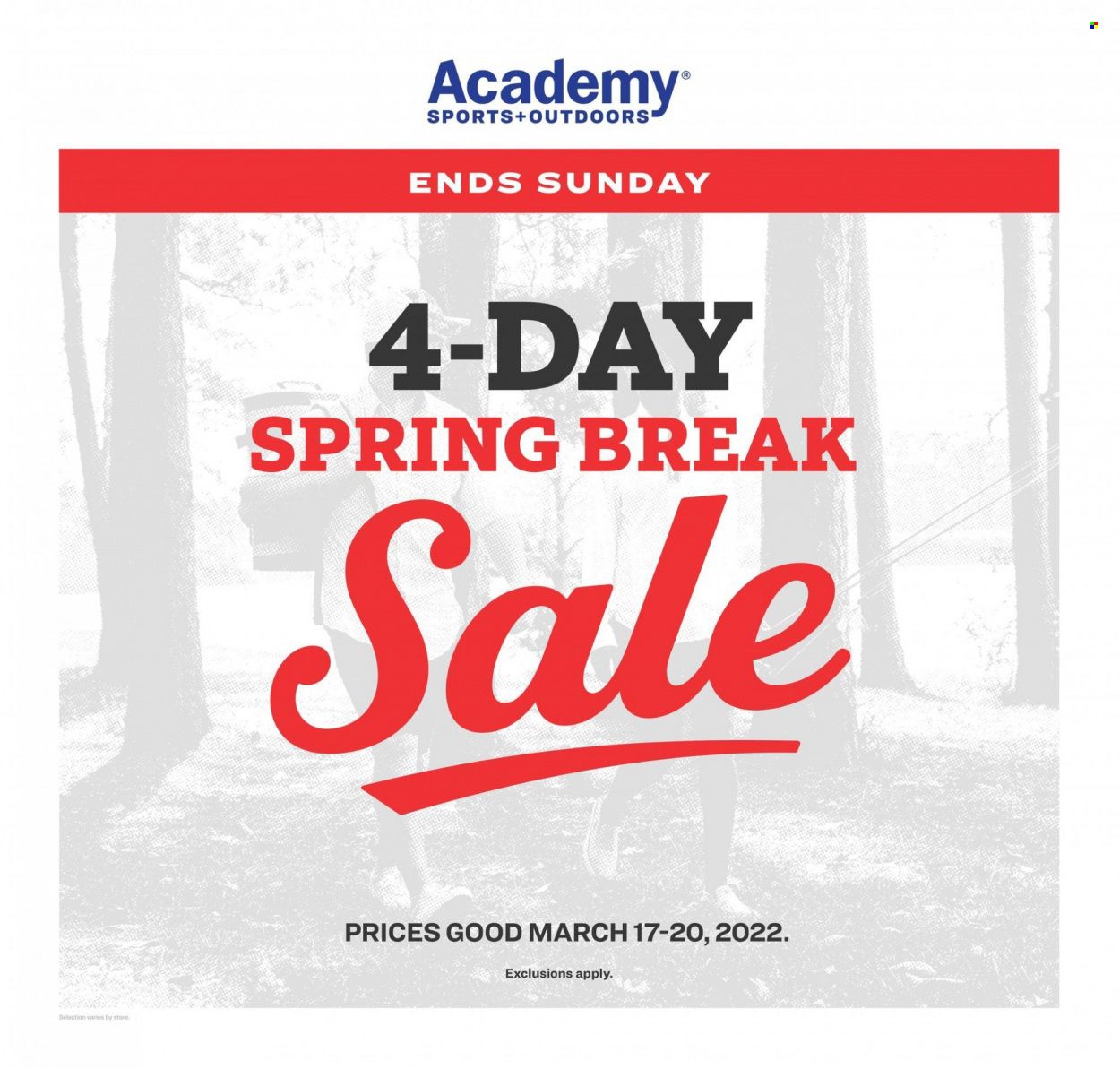 Academy Sports (AL, AR, GA, LA, MO, NC, SC, TN, TX) Weekly Ad Flyer March 21 to March 28