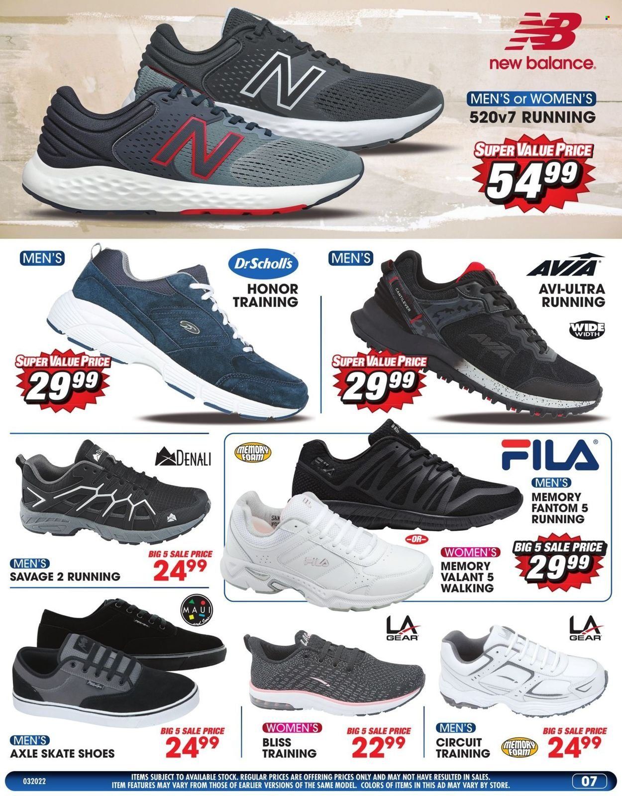 Big 5 (AZ, CA, CO, ID, NM, OR, UT, WA) Weekly Ad Flyer March 21 to March 28