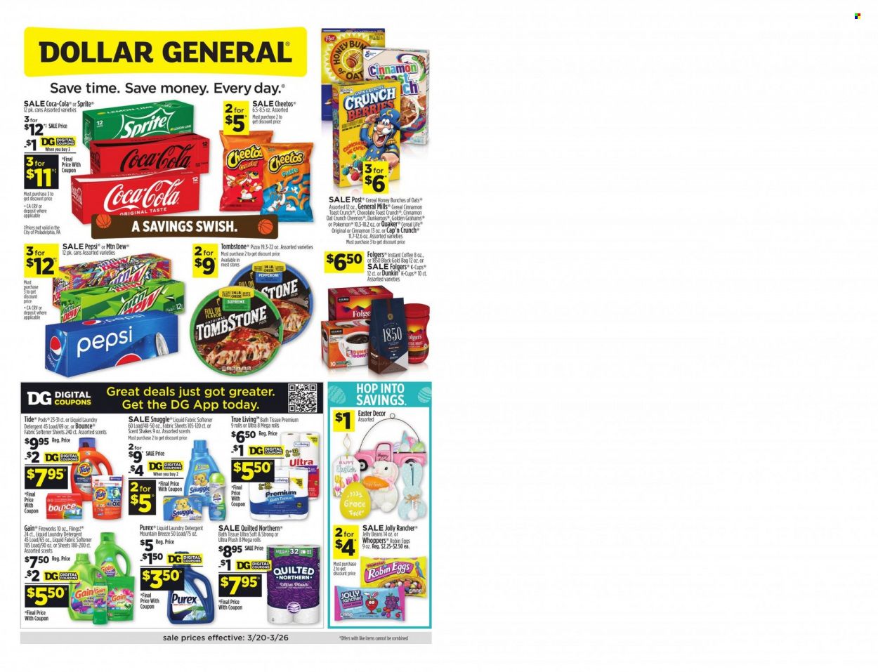 Dollar General (GA, MN, NM, OH, OK) Weekly Ad Flyer March 21 to March 28