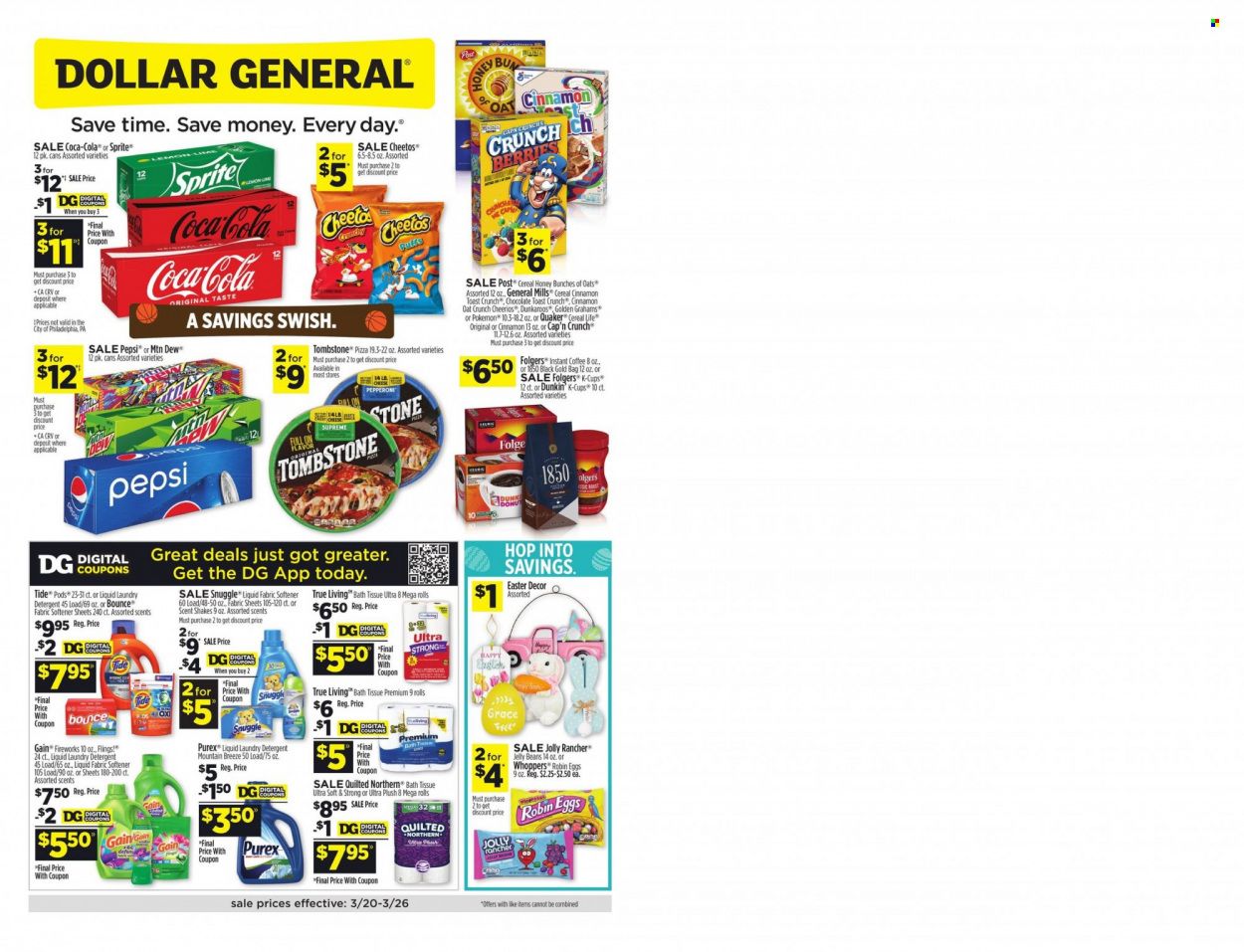 Dollar General (DE, GA, IL, MD, MI, NY, VA, WI) Weekly Ad Flyer March 21 to March 28