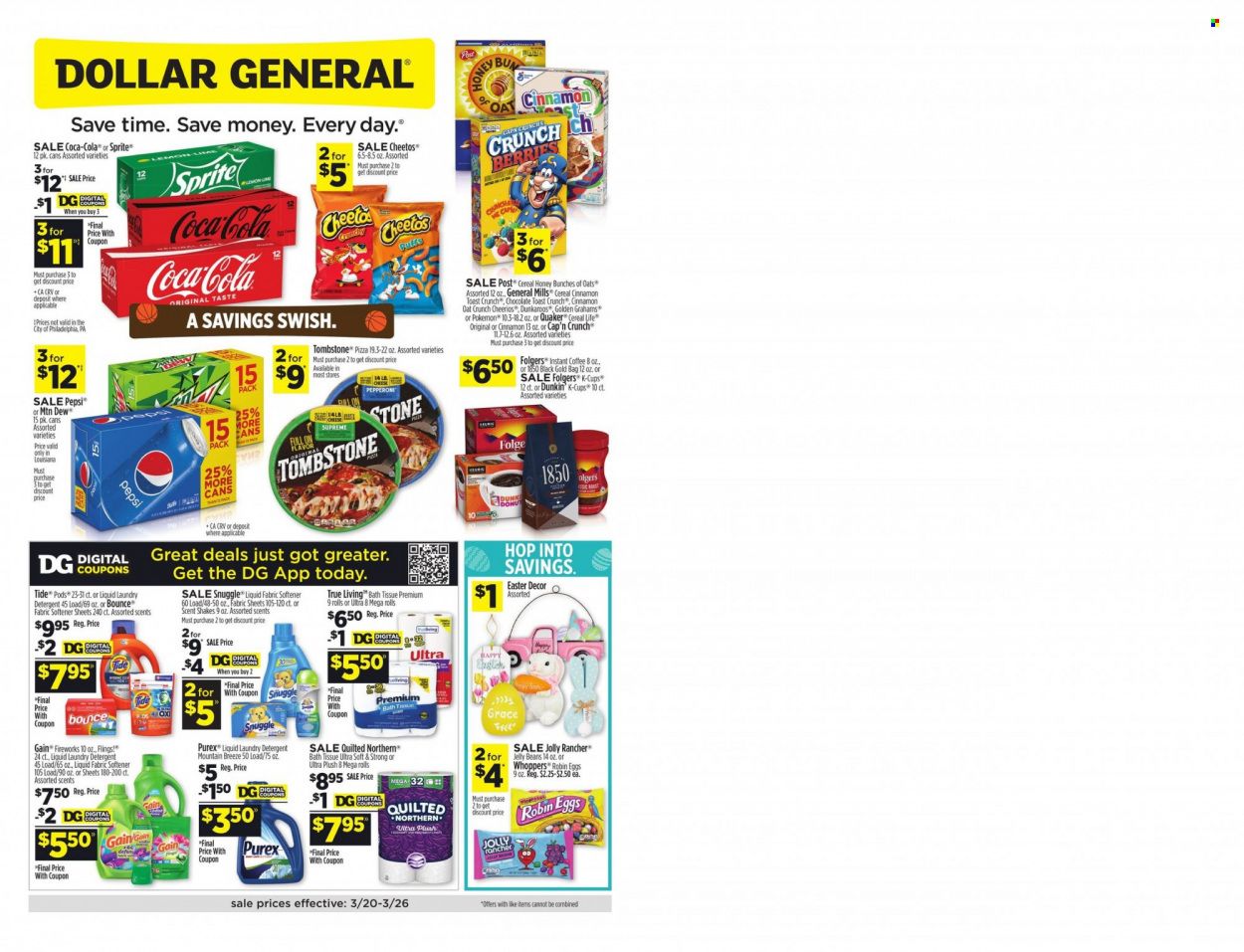 Dollar General (LA) Weekly Ad Flyer March 21 to March 28