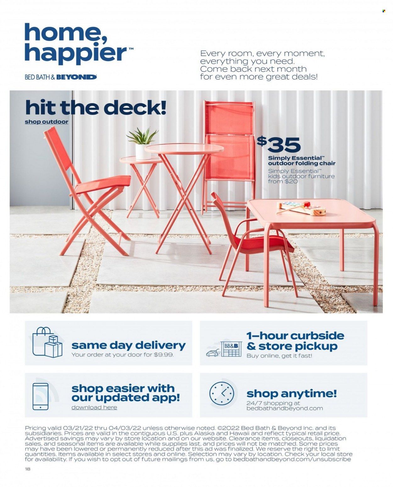Bed Bath & Beyond Weekly Ad Flyer March 21 to March 28