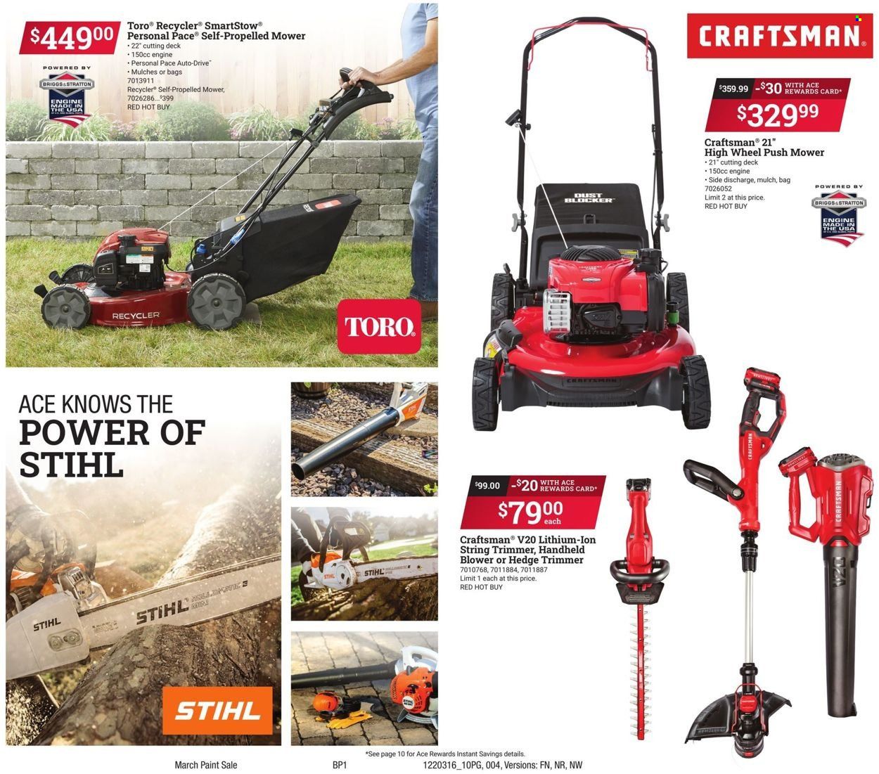ACE Hardware Weekly Ad Flyer March 21 to March 28