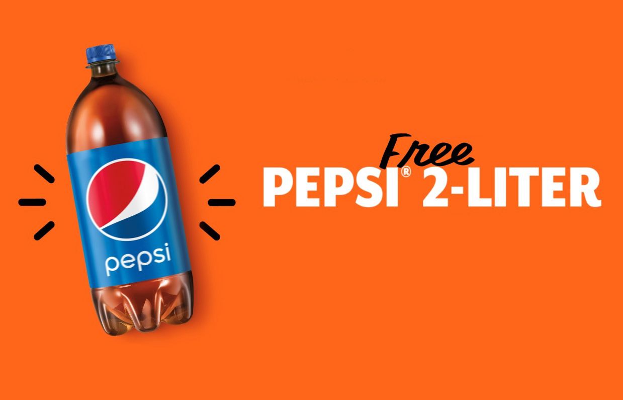 Get a Free 2L Bottle of Pepsi with Any Online or In-app Pizza Order at Little Caesars Get a Free 2L Bottle of Pepsi with Any Online or In-app Pizza Order at Little Caesars