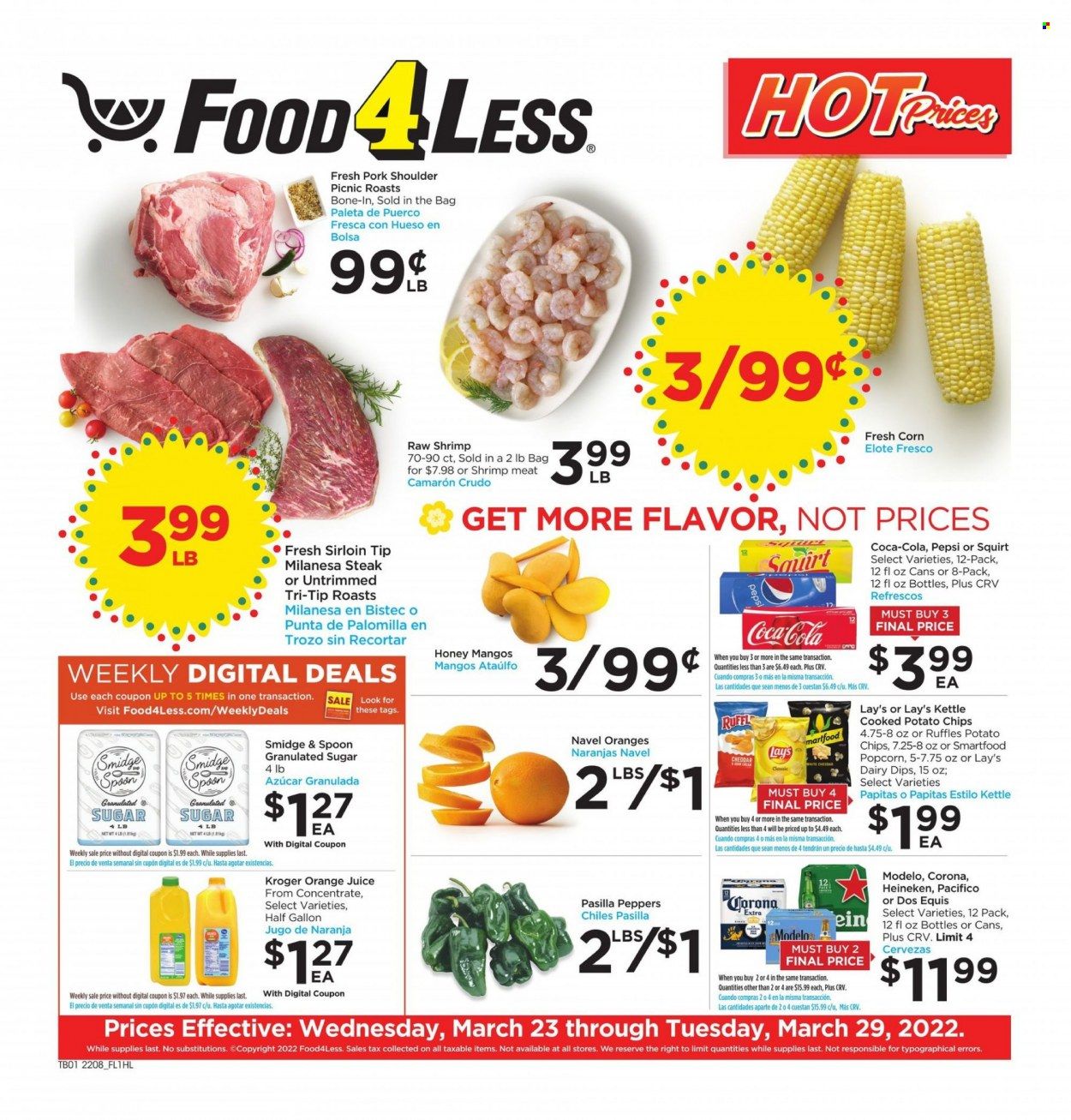Food 4 Less (CA) Weekly Ad Flyer March 23 to March 30