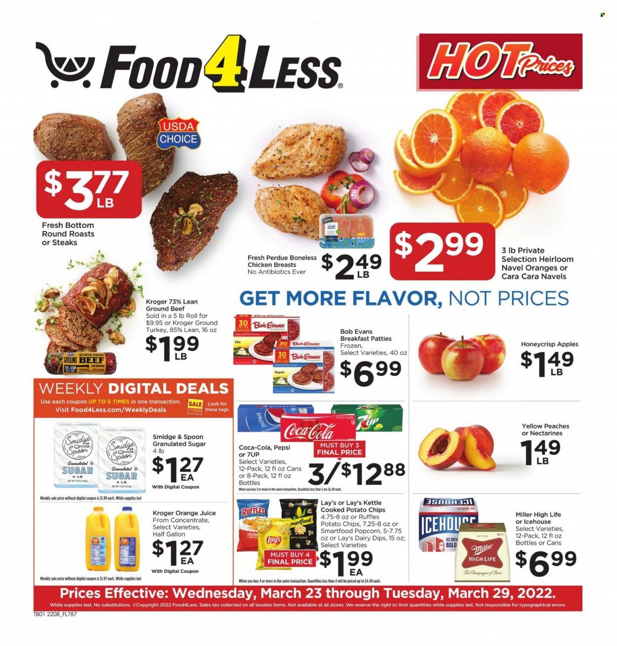 Food 4 Less (IN) Weekly Ad Flyer March 23 to March 30