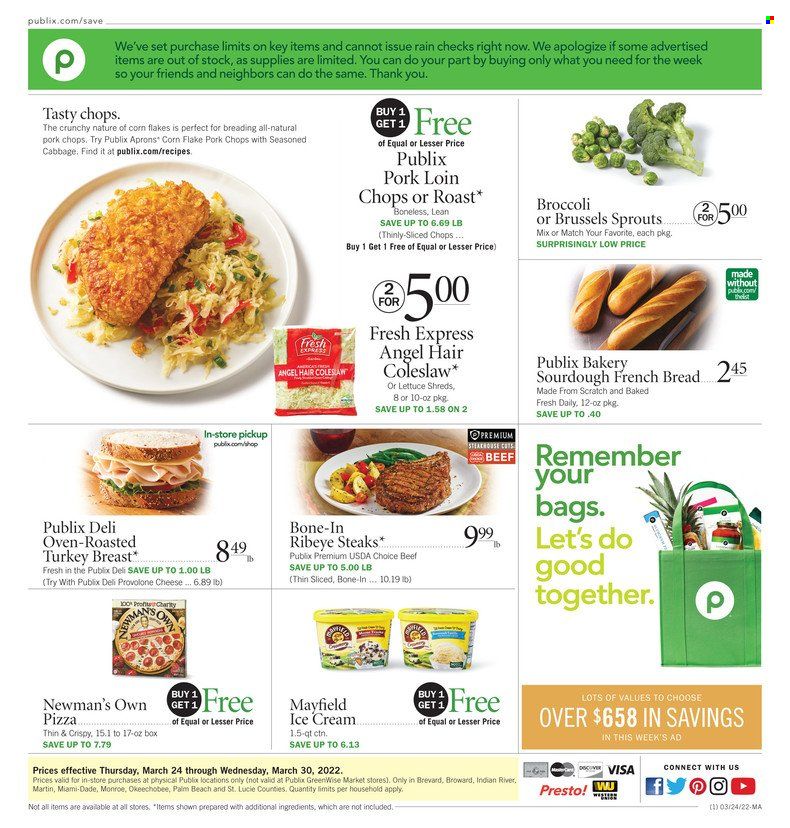 Publix (AL, FL, GA, NC, SC, TN) Weekly Ad Flyer March 24 to March 31