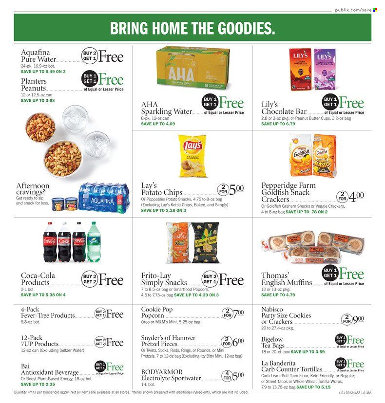 Publix (AL, FL, GA, NC, SC, TN) Weekly Ad Flyer March 24 to March 31