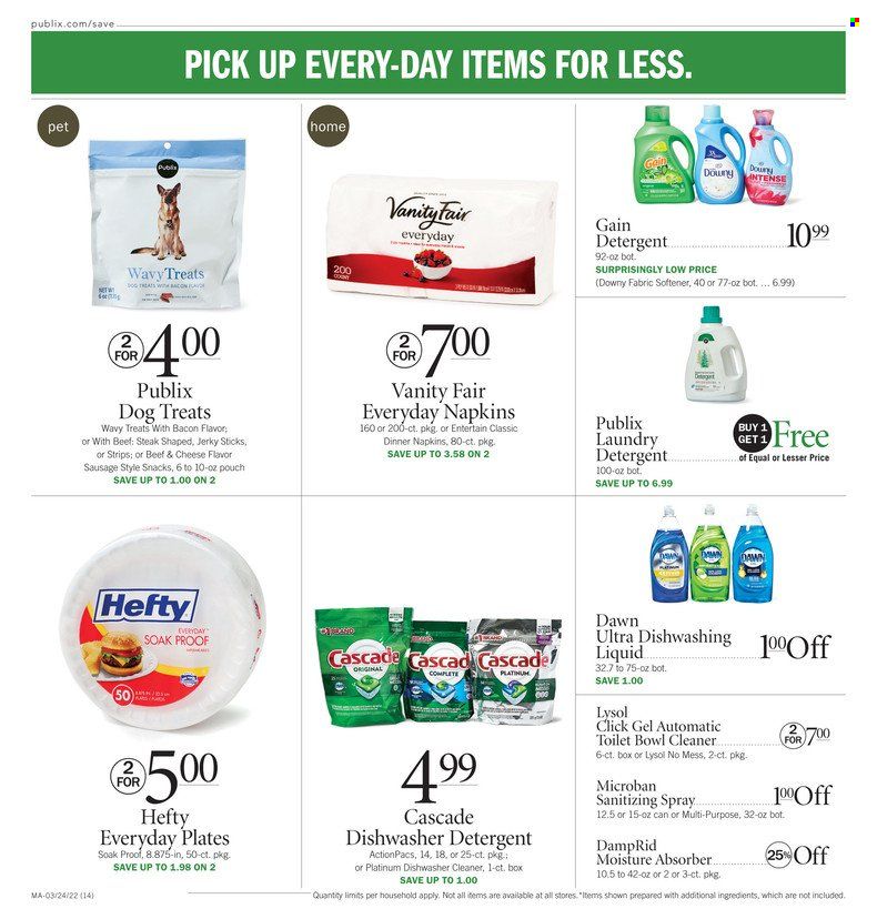 Publix (AL, FL, GA, NC, SC, TN) Weekly Ad Flyer March 24 to March 31