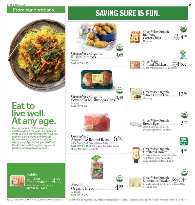 Publix (AL, FL, GA, NC, SC, TN) Weekly Ad Flyer March 24 to March 31