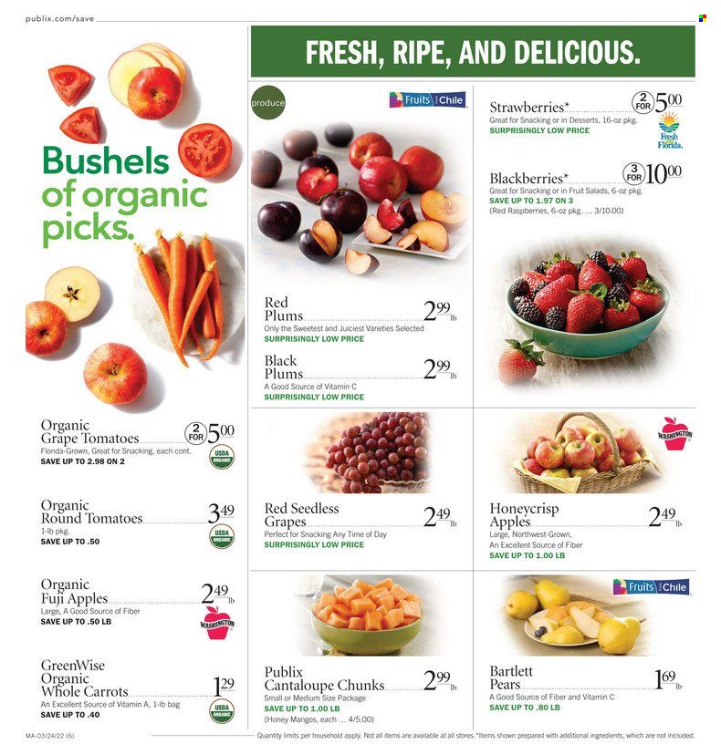 Publix (AL, FL, GA, NC, SC, TN) Weekly Ad Flyer March 24 to March 31