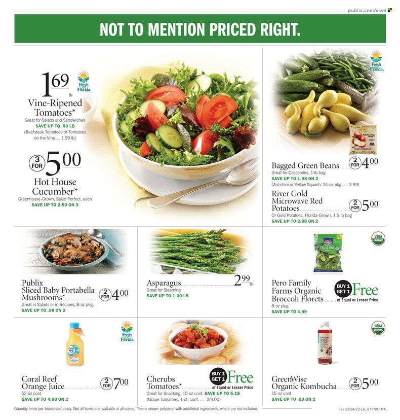 Publix (AL, FL, GA, NC, SC, TN) Weekly Ad Flyer March 24 to March 31