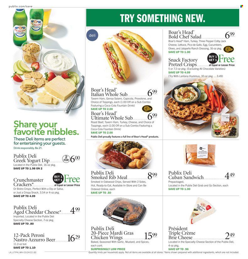 Publix (AL, FL, GA, NC, SC, TN) Weekly Ad Flyer March 24 to March 31