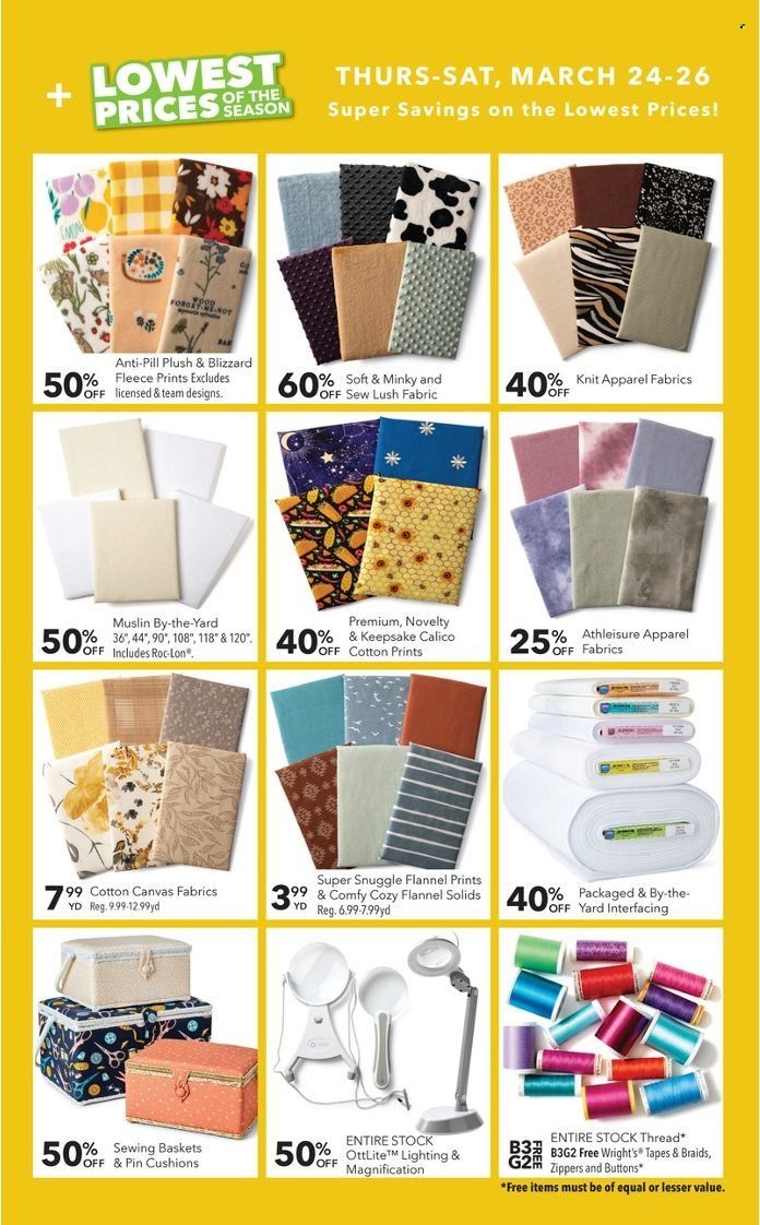 JOANN Weekly Ad Flyer March 24 to March 31