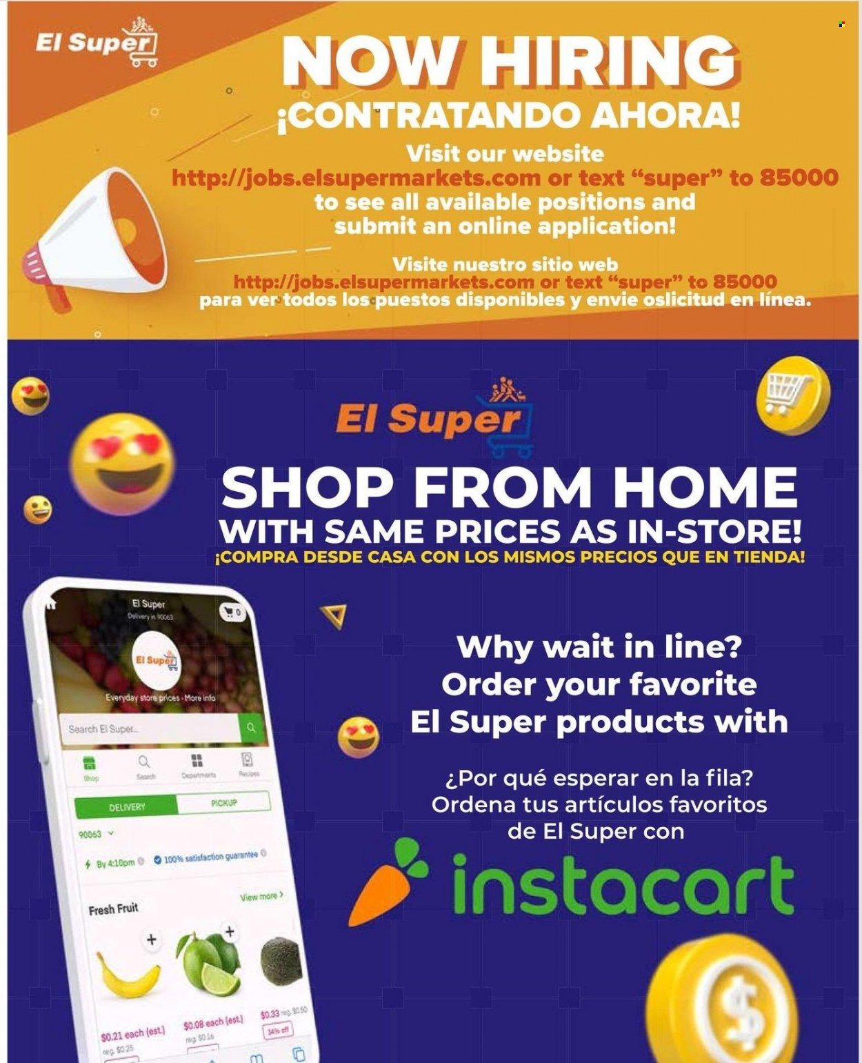 El Super (CA, NM, NV, TX) Weekly Ad Flyer March 24 to March 31
