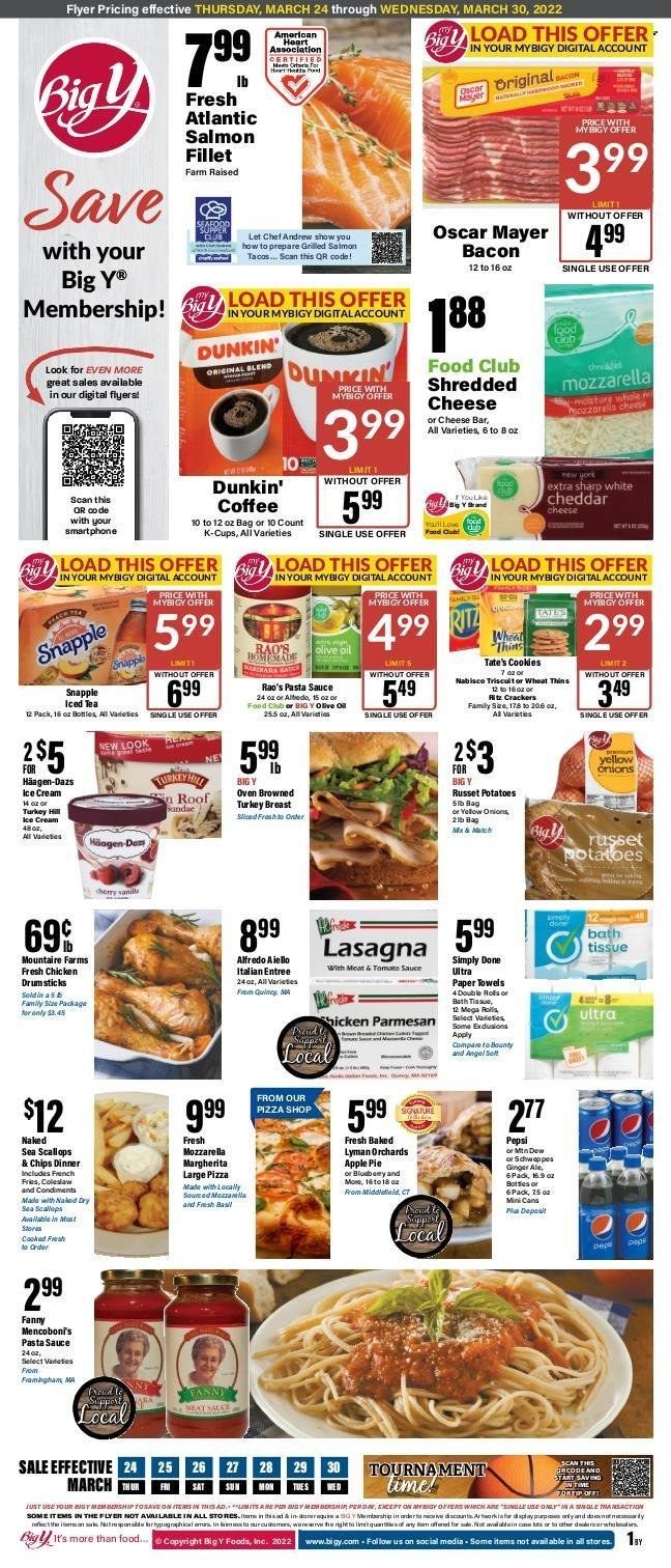 Big Y (MA) Weekly Ad Flyer March 24 to March 31