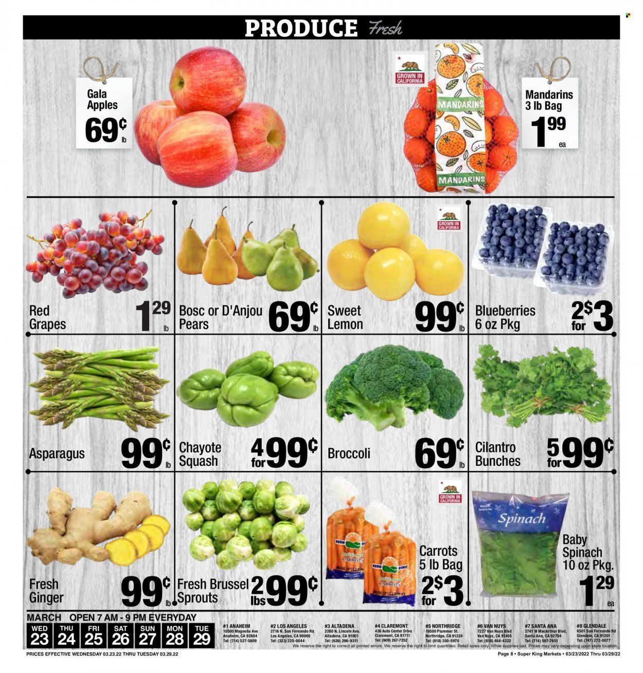 Super King Markets (CA) Weekly Ad Flyer March 24 to March 31