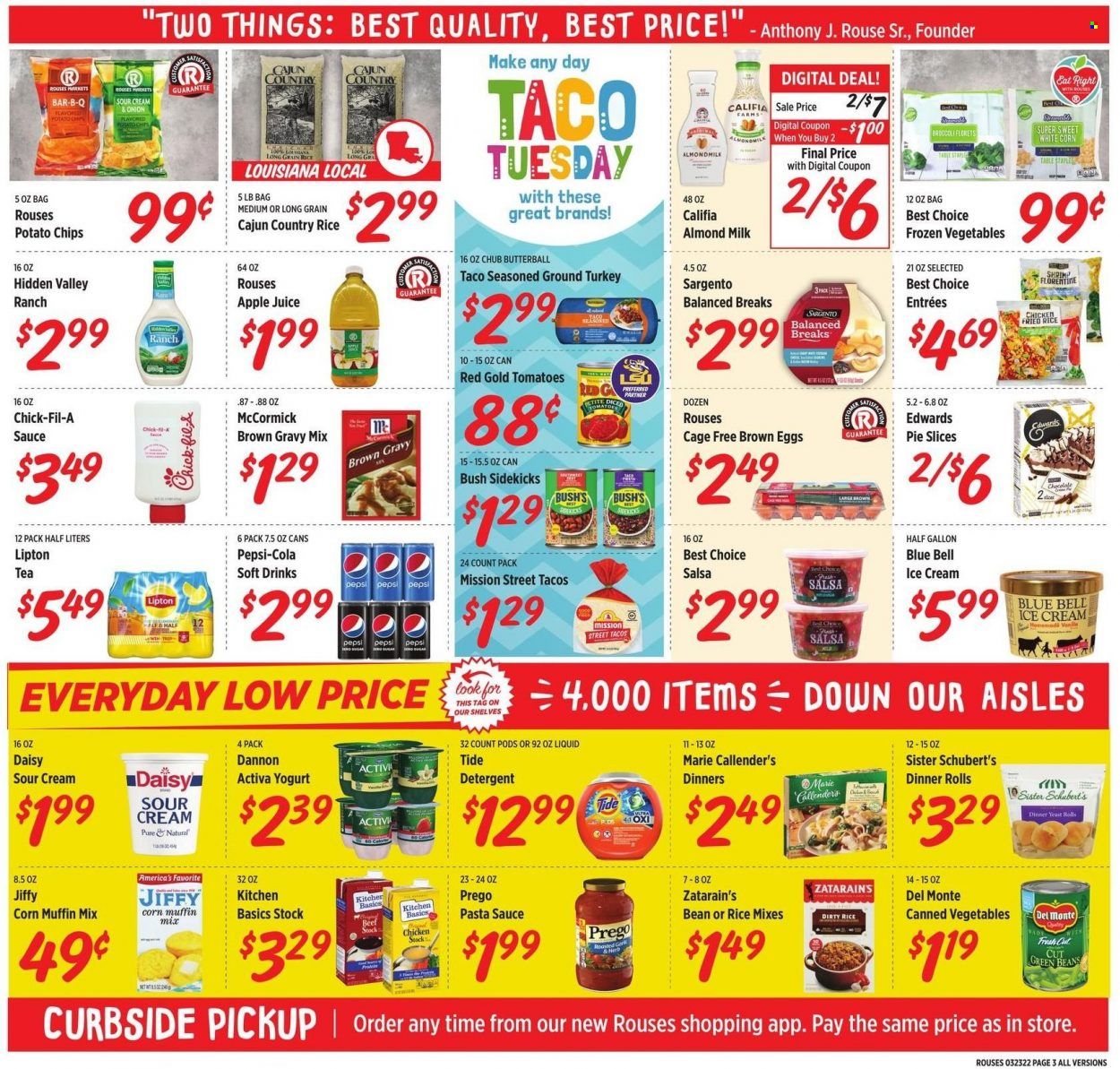 Rouses Markets (AL, LA, MS) Weekly Ad Flyer March 24 to March 31