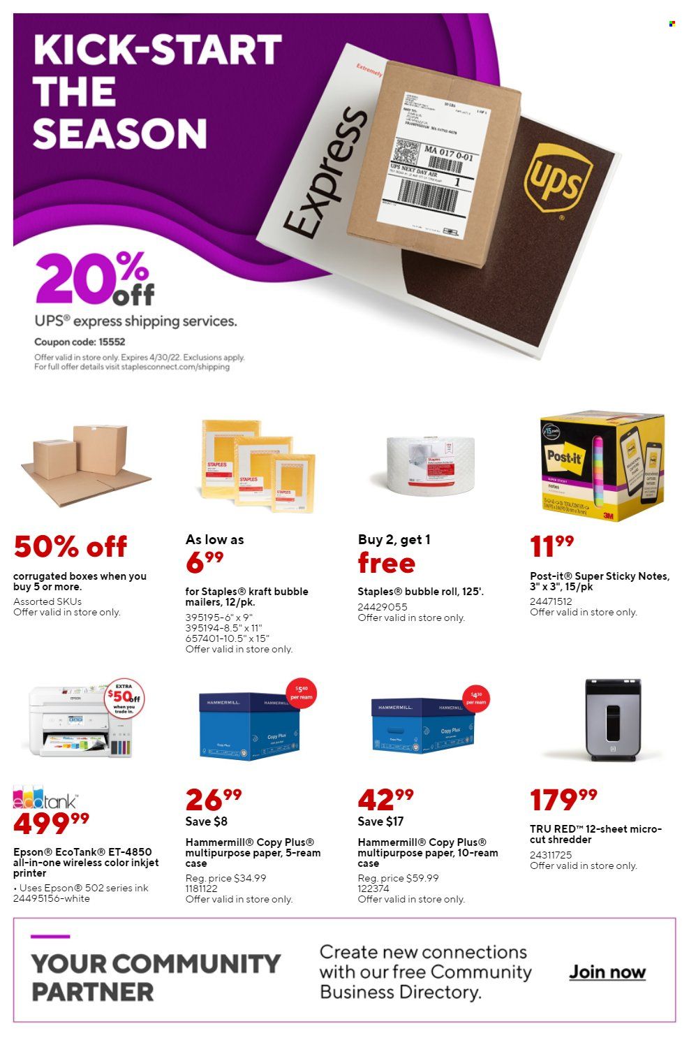 Staples Weekly Ad Flyer March 24 to March 31