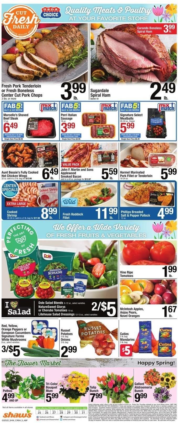 Shaw’s (MA, ME, NH, RI, VT) Weekly Ad Flyer March 24 to March 31