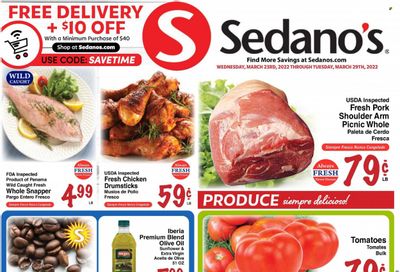 Sedano's (FL) Weekly Ad Flyer March 25 to April 1