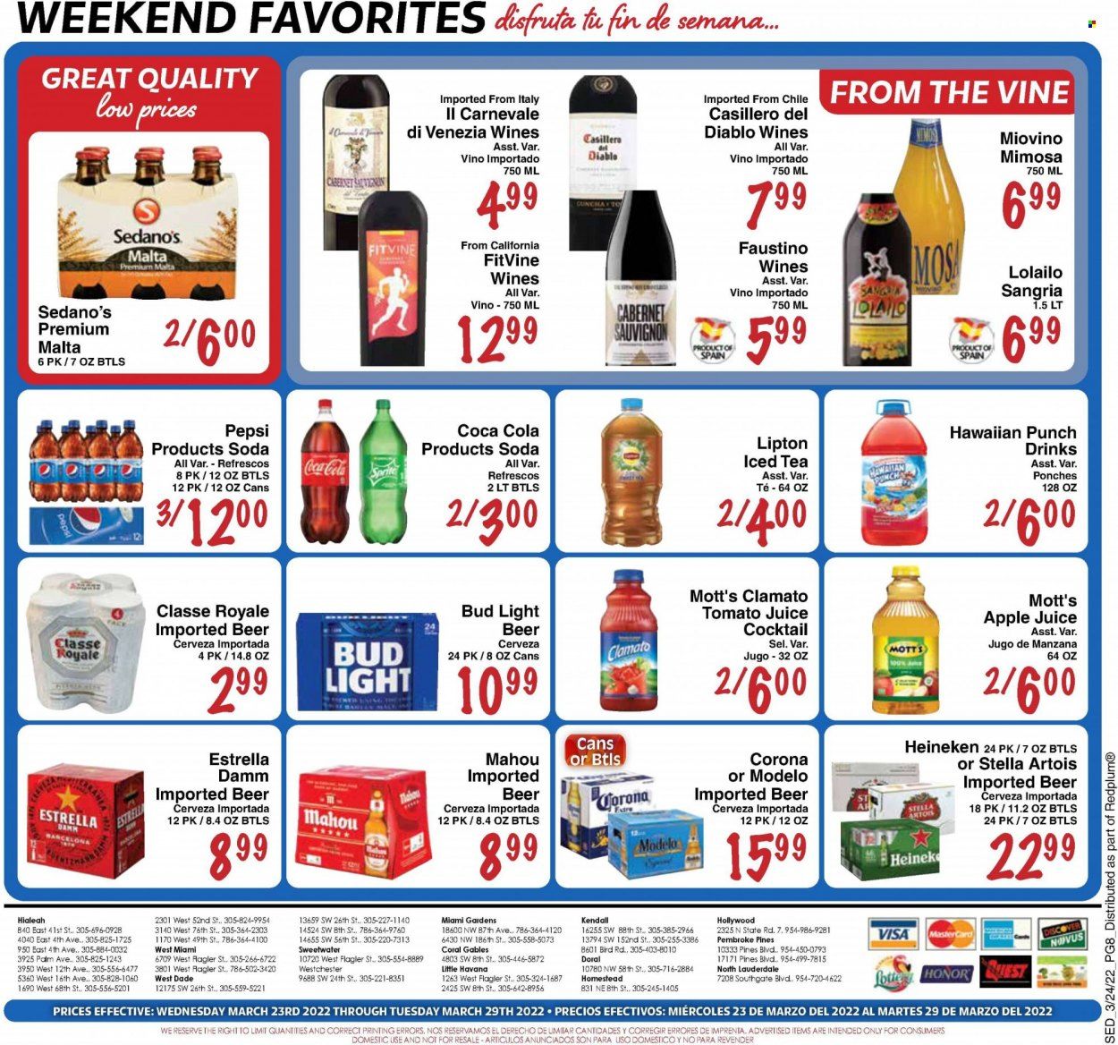 Sedano's (FL) Weekly Ad Flyer March 25 to April 1