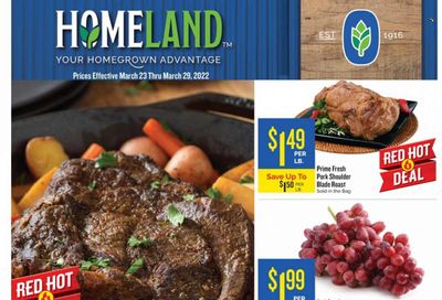 Homeland (OK, TX) Weekly Ad Flyer March 25 to April 1
