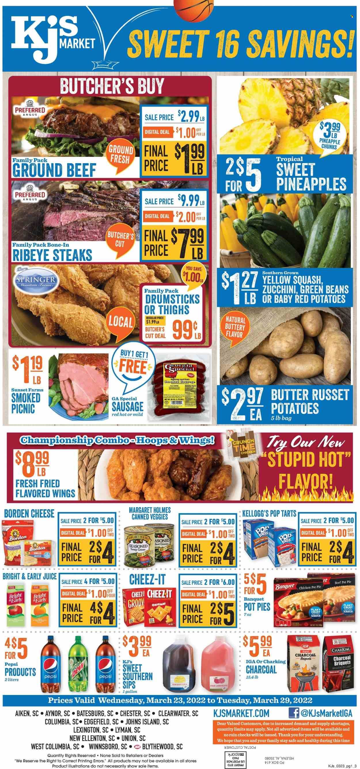 KJ´s Market (GA, SC) Weekly Ad Flyer March 25 to April 1