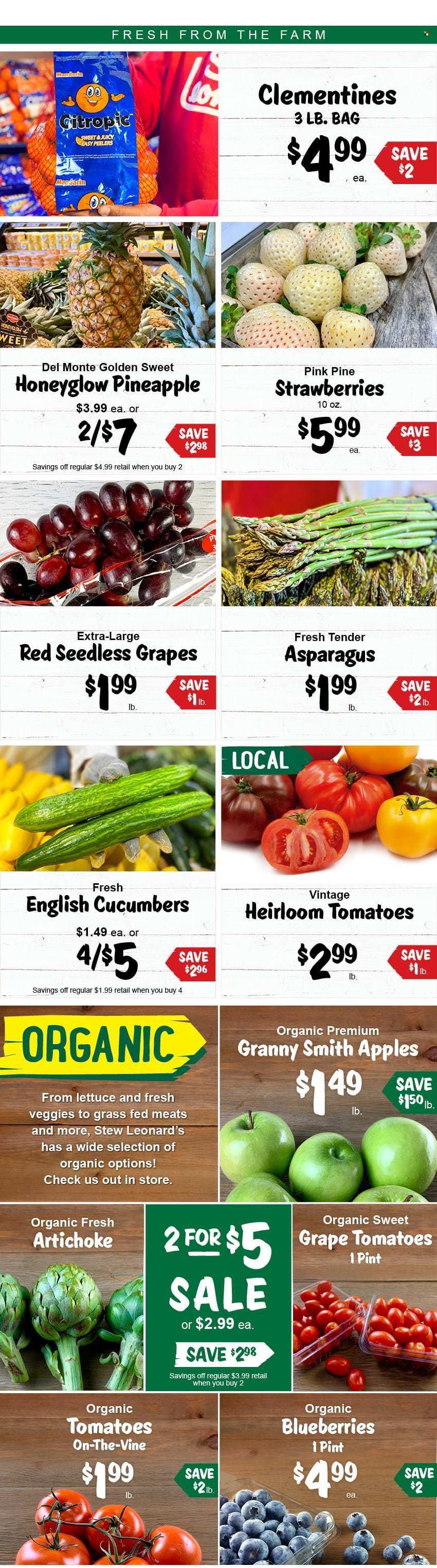 Stew Leonard's (CT, NJ, NY) Weekly Ad Flyer March 25 to April 1