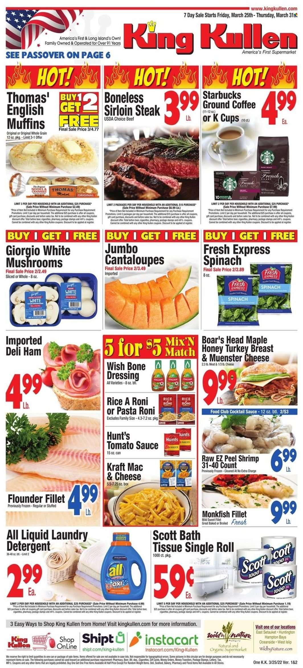 King Kullen (NY) Weekly Ad Flyer March 25 to April 1