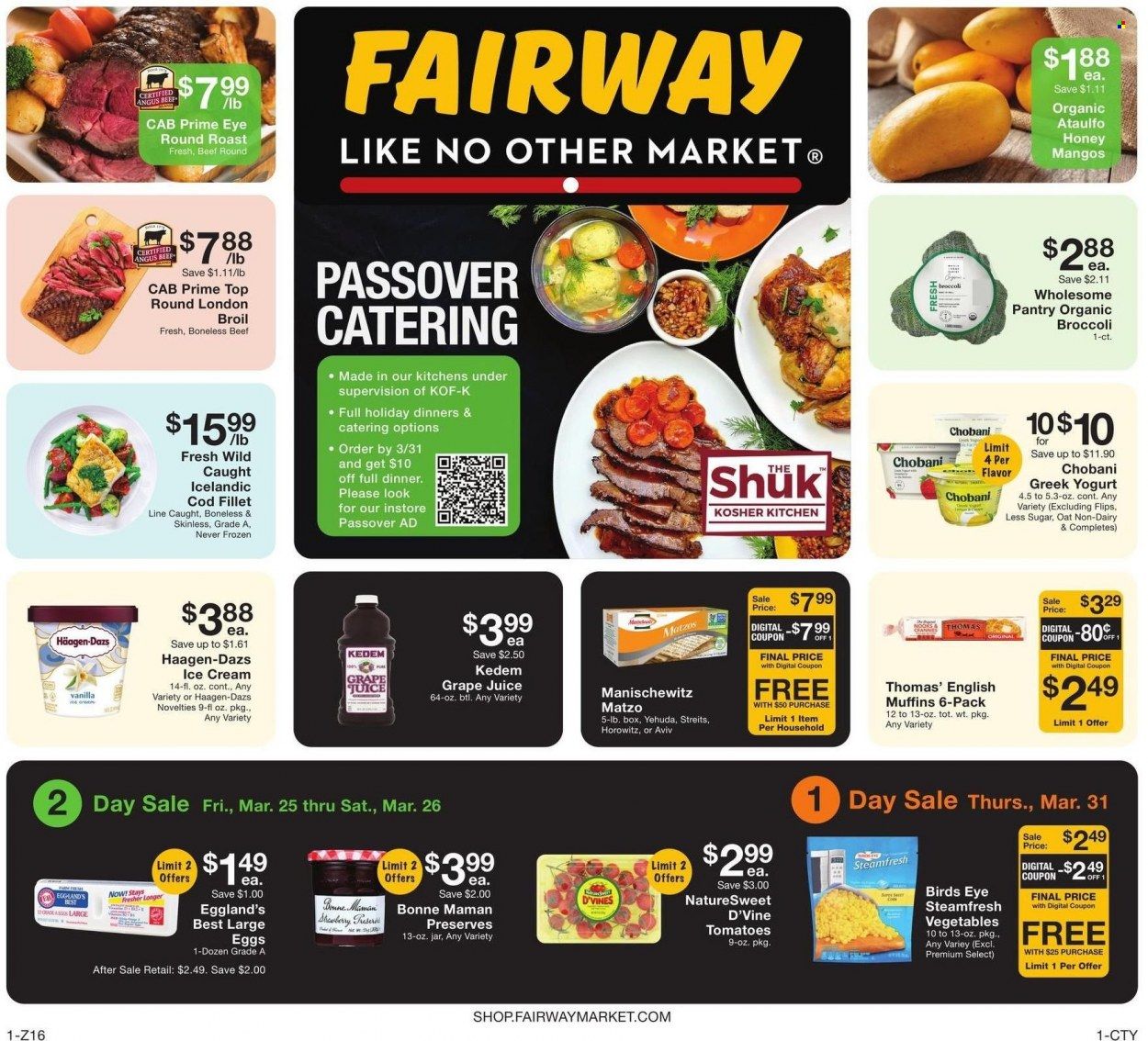 Fairway Market (CT, NJ, NY) Weekly Ad Flyer March 25 to April 1