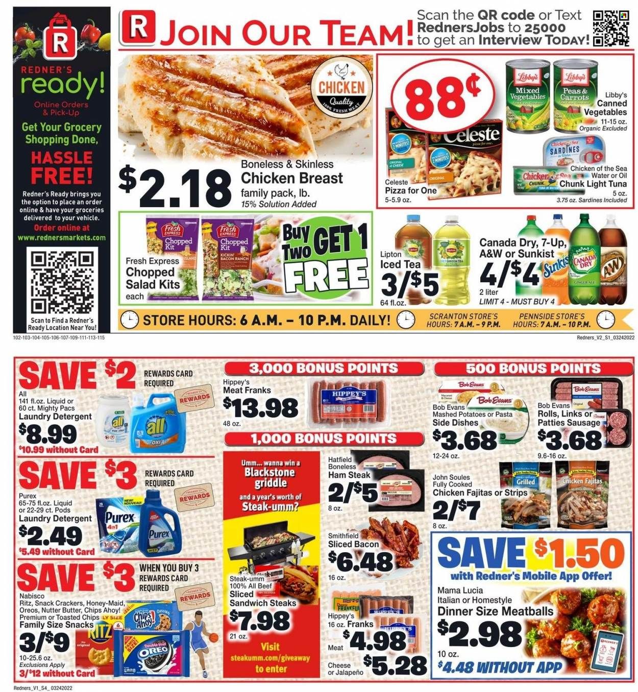 Redner's Markets (DE, MD, PA) Weekly Ad Flyer March 25 to April 1