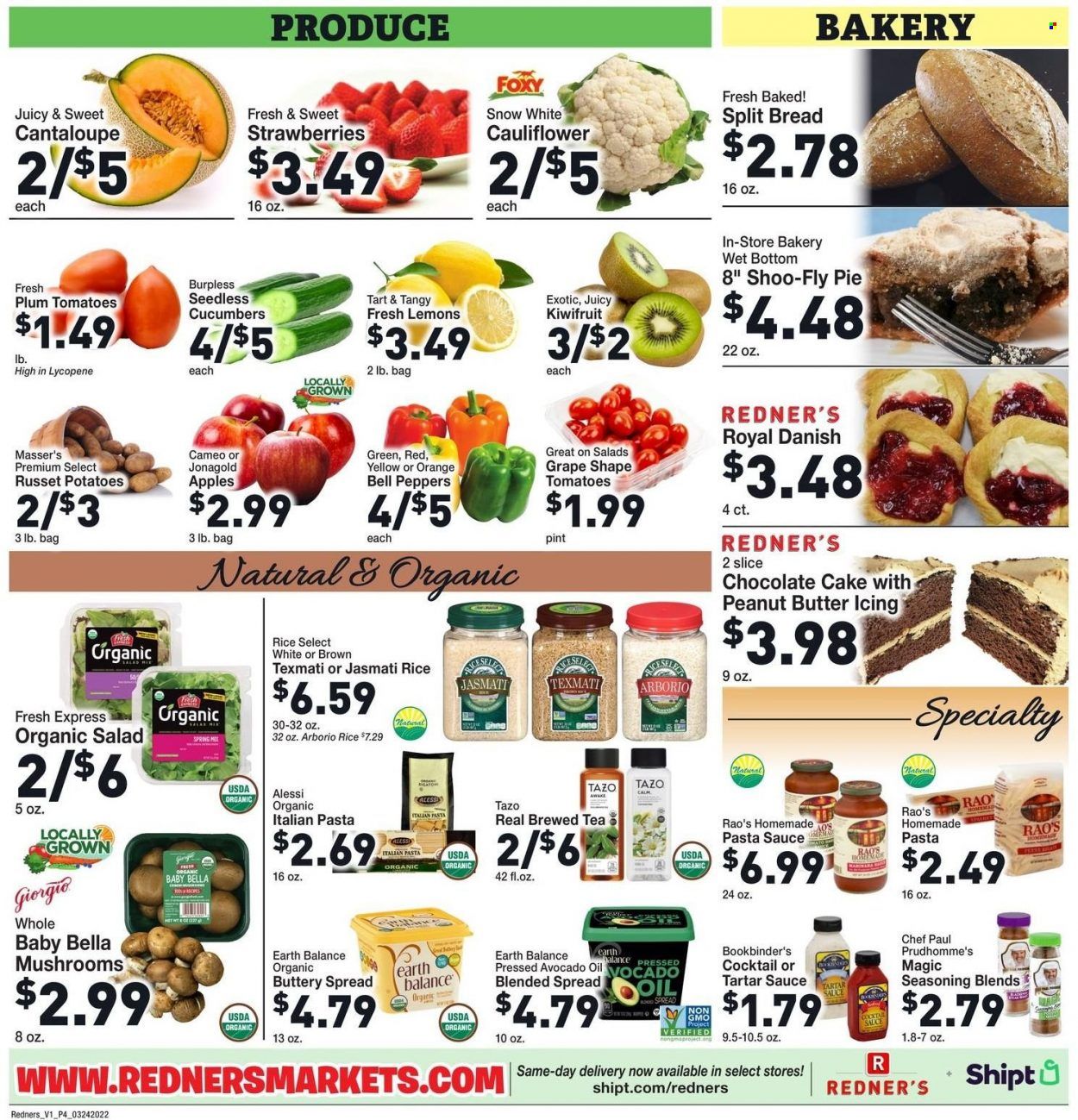 Redner's Markets (DE, MD, PA) Weekly Ad Flyer March 25 to April 1
