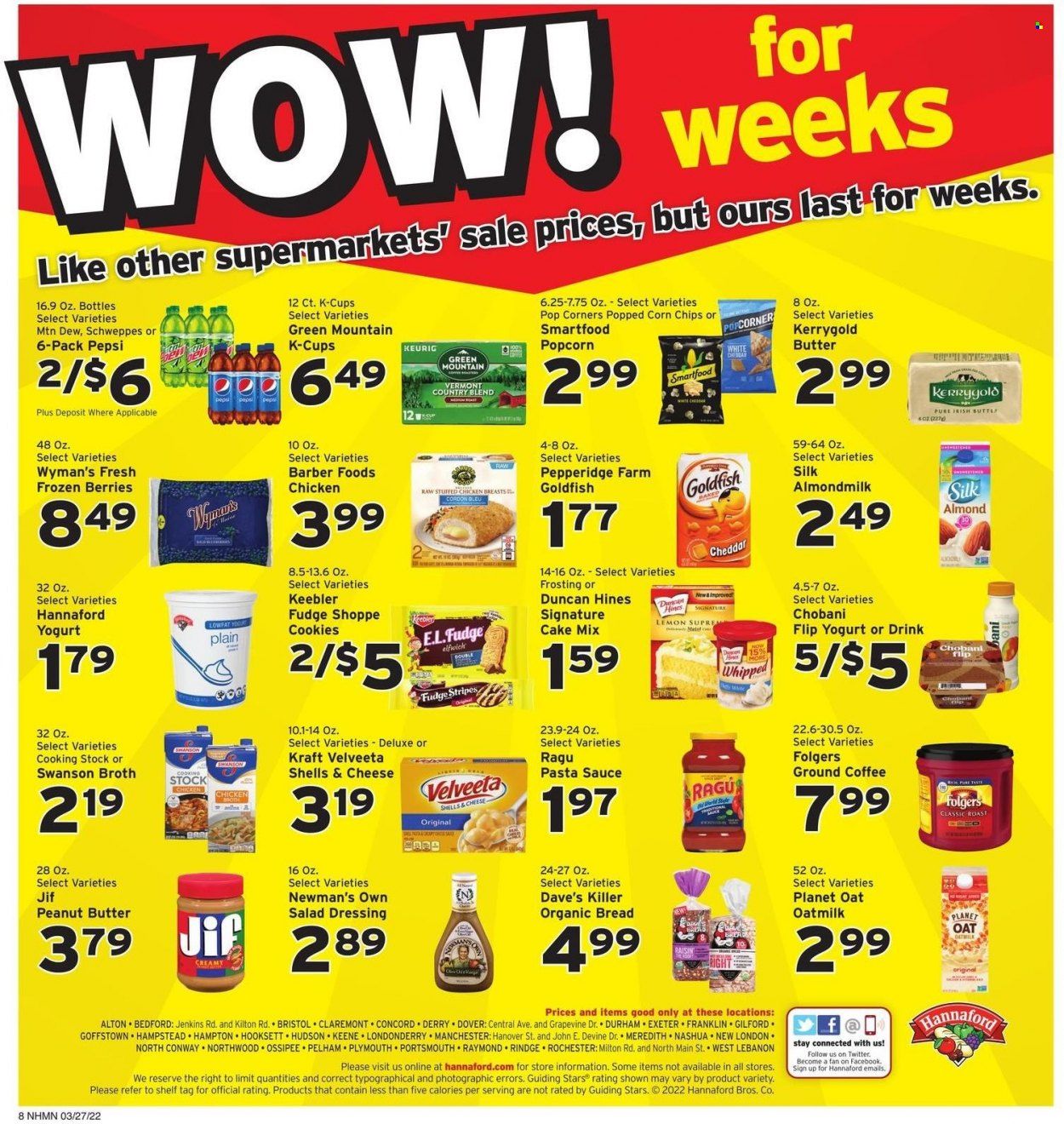 Hannaford (NH) Weekly Ad Flyer March 25 to April 1