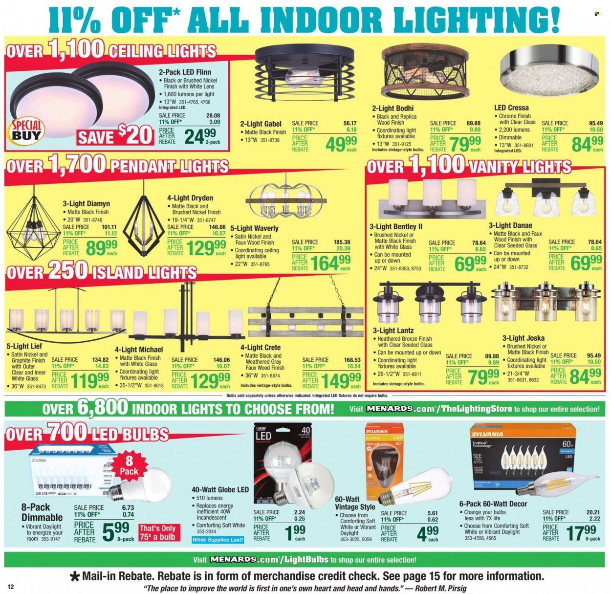 Menards Weekly Ad Flyer March 25 to April 1