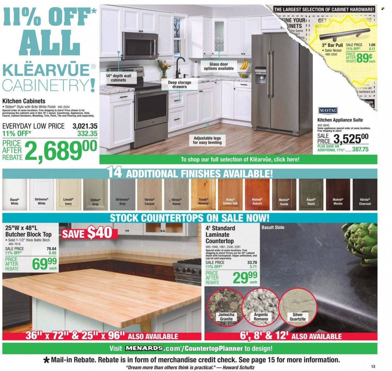 Menards Weekly Ad Flyer March 25 to April 1