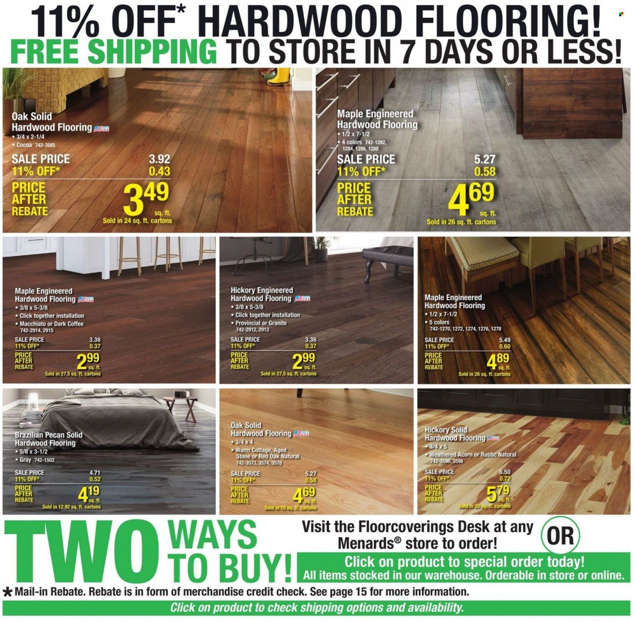 Menards Weekly Ad Flyer March 25 to April 1
