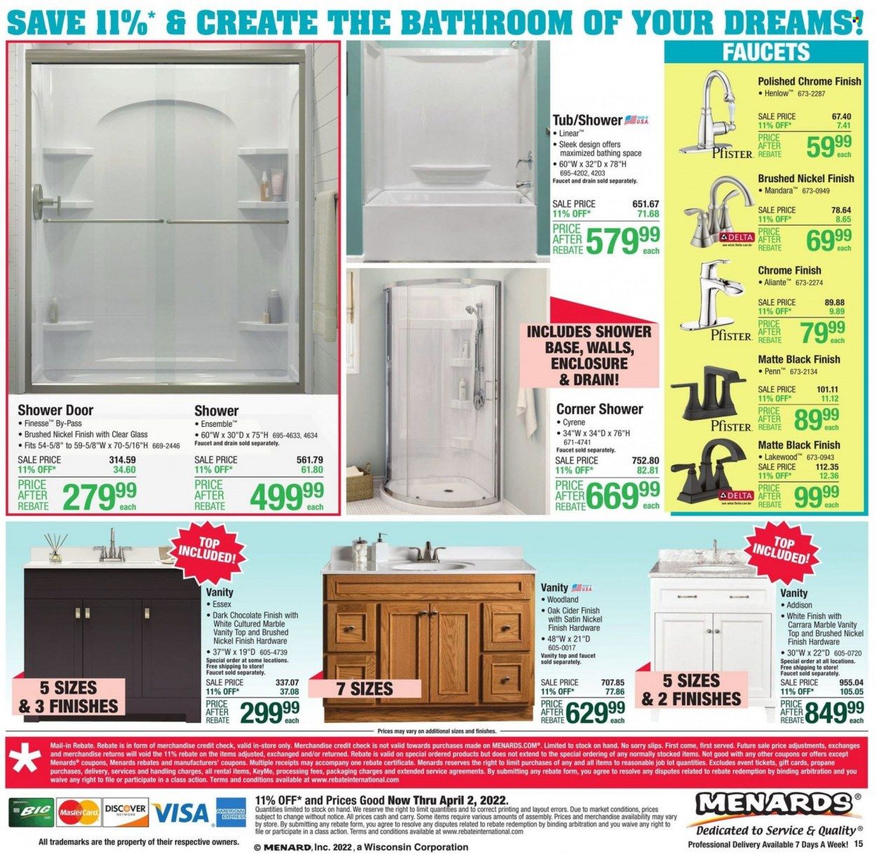 Menards Weekly Ad Flyer March 25 to April 1