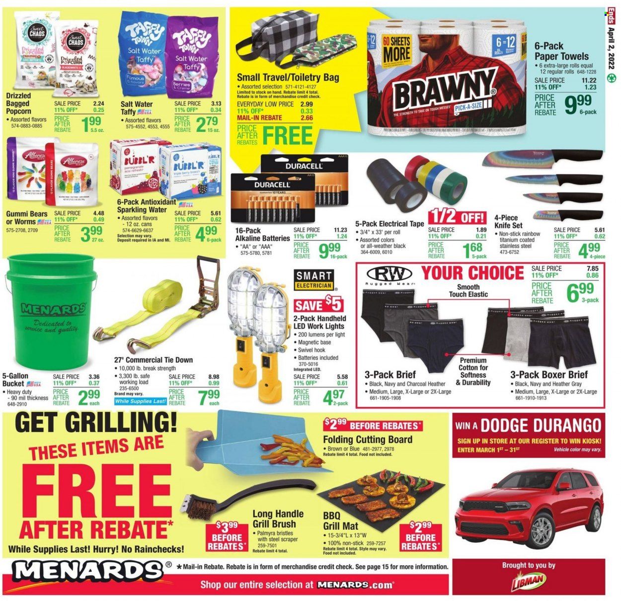 Menards Weekly Ad Flyer March 25 to April 1
