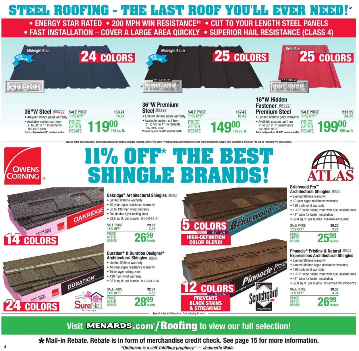 Menards Weekly Ad Flyer March 25 to April 1