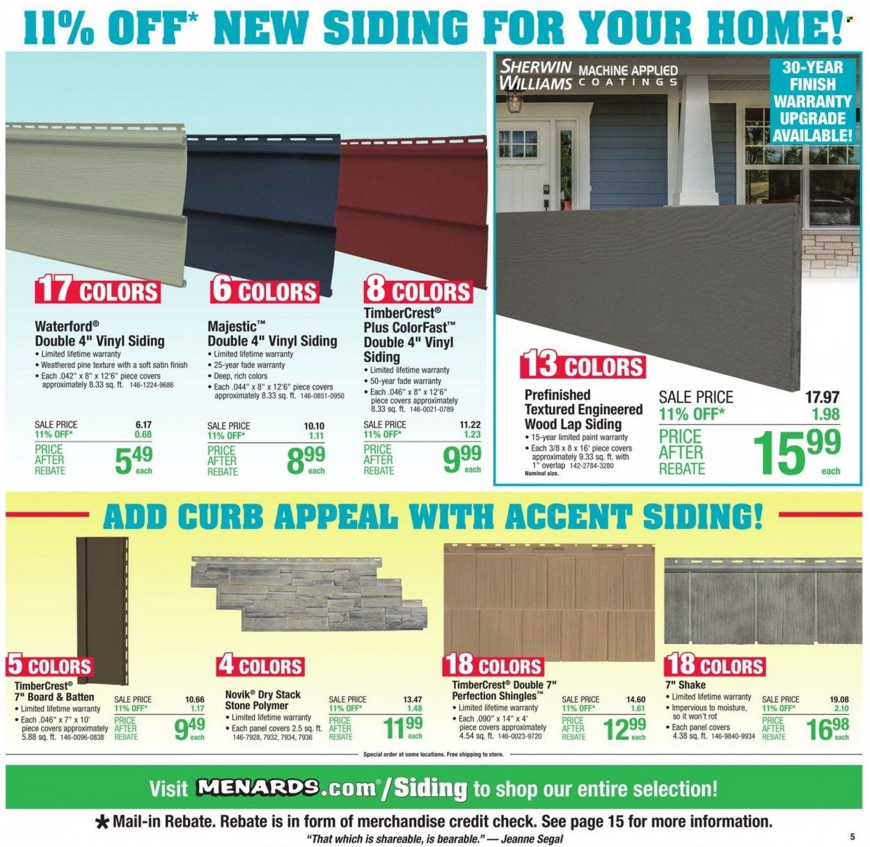 Menards Weekly Ad Flyer March 25 to April 1