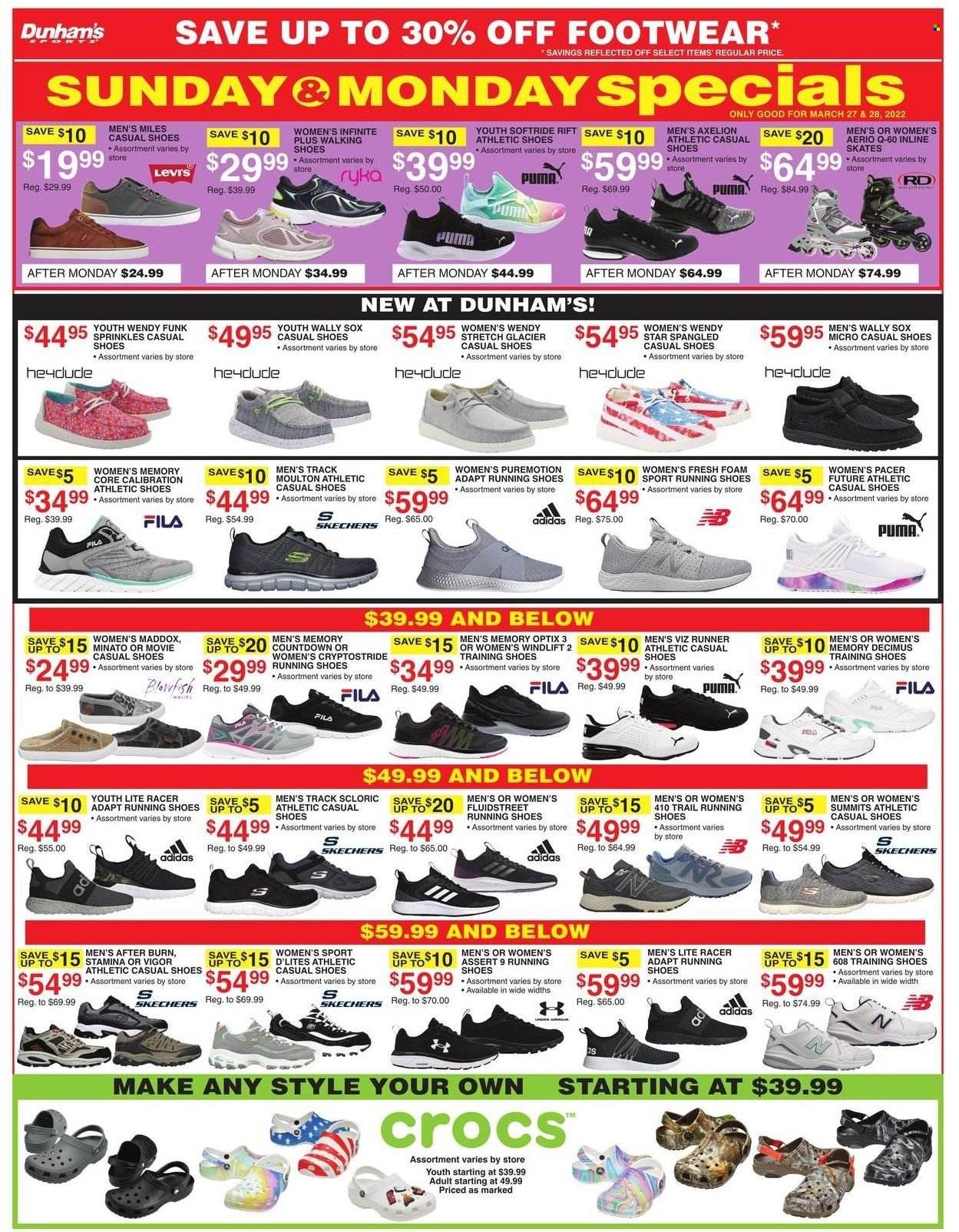Dunham's Sports Weekly Ad Flyer March 25 to April 1