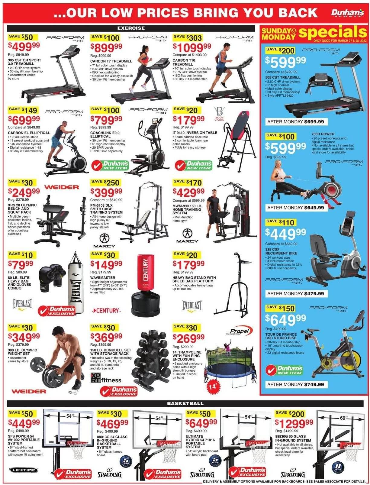 Dunham's Sports Weekly Ad Flyer March 25 to April 1