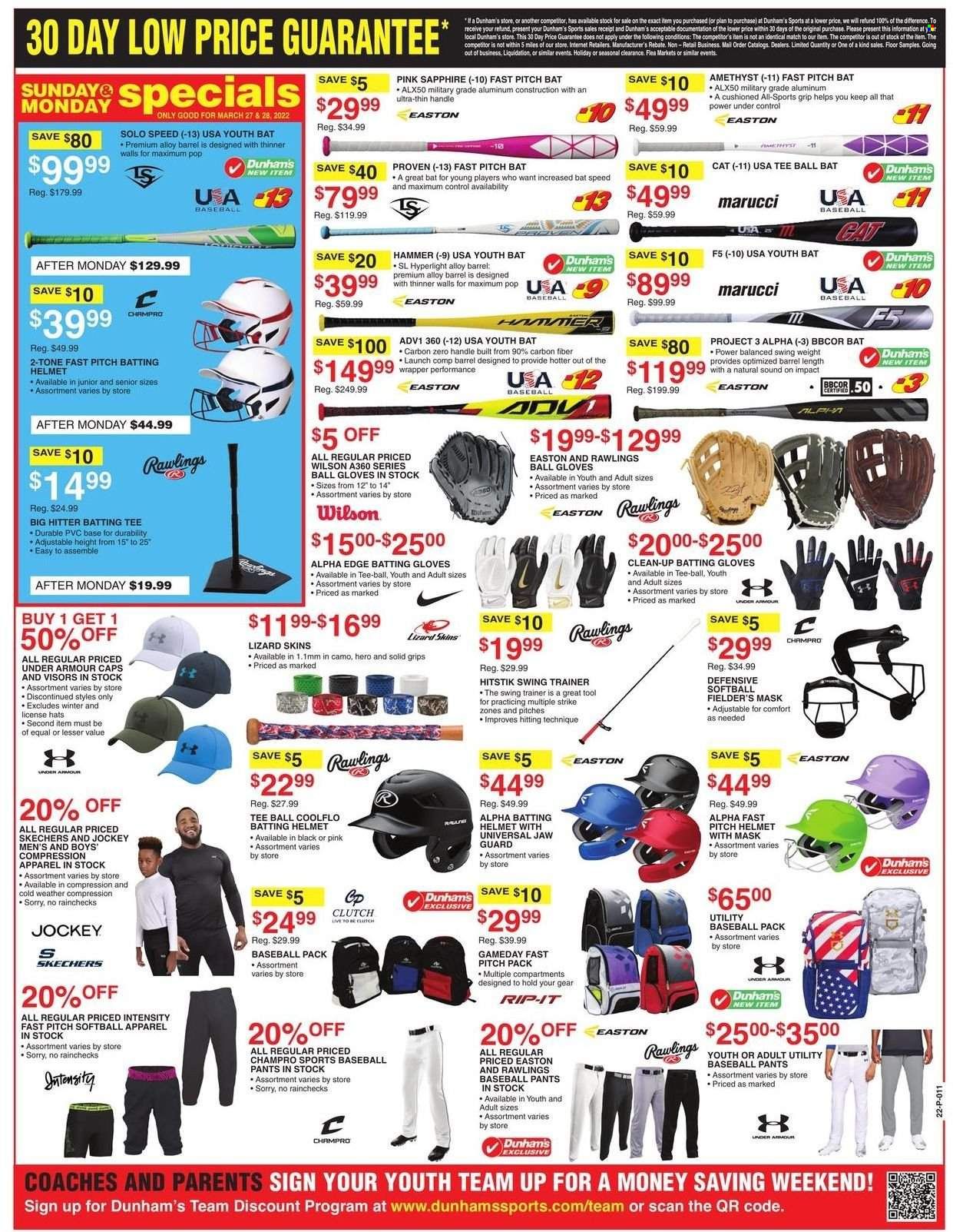 Dunham's Sports Weekly Ad Flyer March 25 to April 1