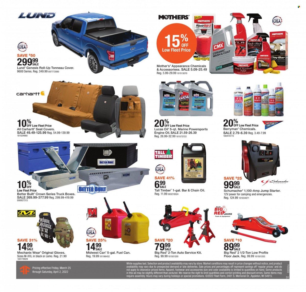 Fleet Farm (IA, MN, ND, WI) Weekly Ad Flyer March 25 to April 1